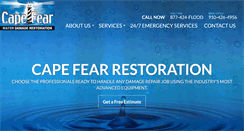 Desktop Screenshot of capefearrestoration.com